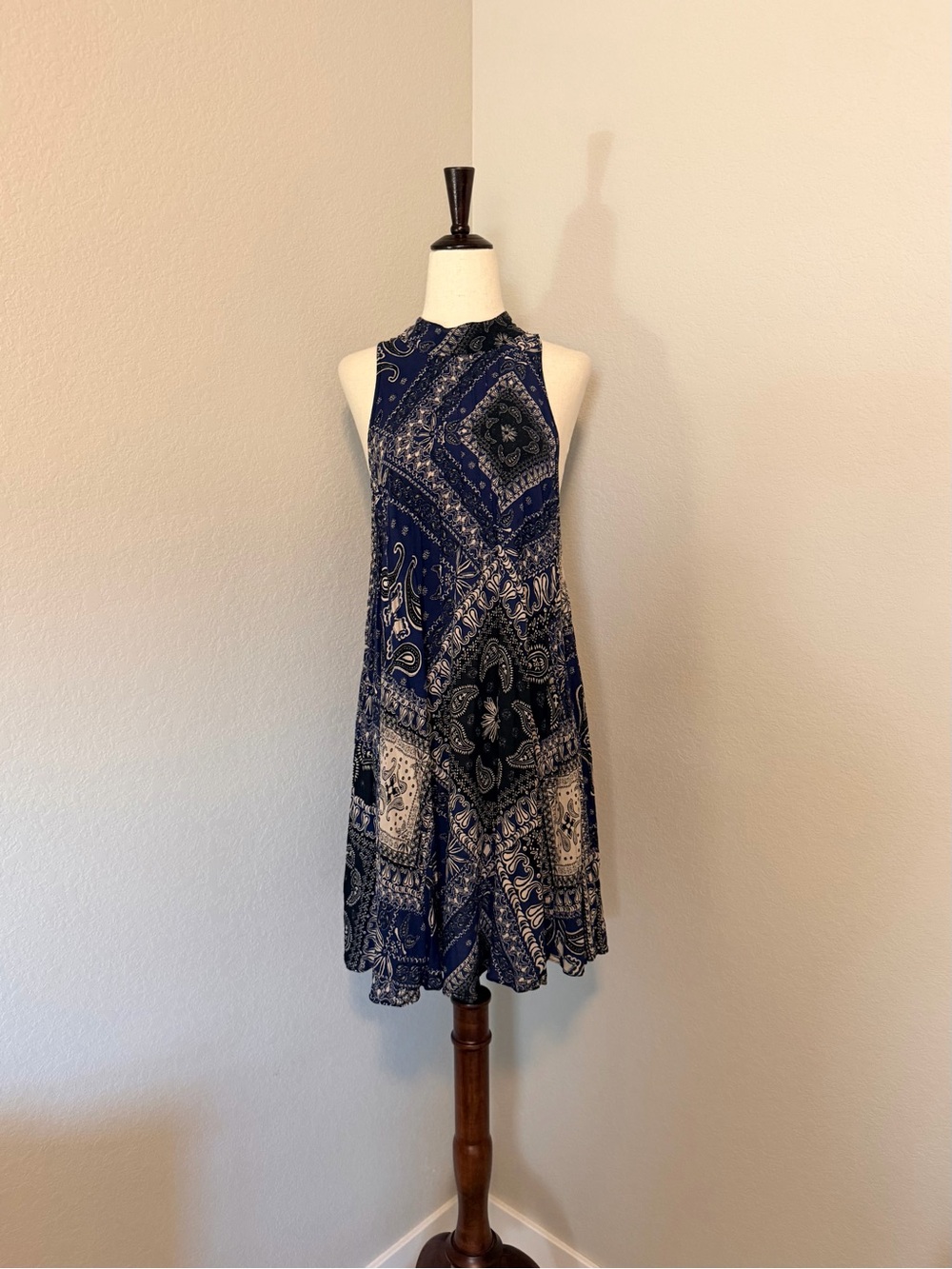Intimately Free People Beaux Mock Neck Slip Dress